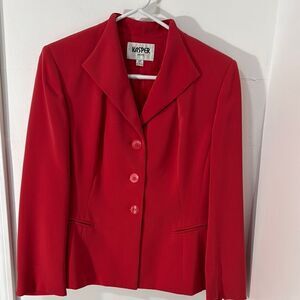 Kasper Women's Red Blazer Size 6P